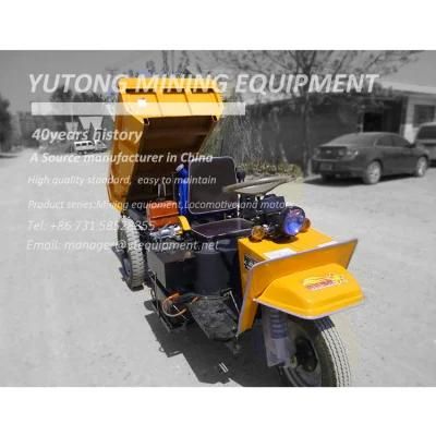 1.5 T Loading Capacity Mining Dumping Tricycles Mining Equipment
