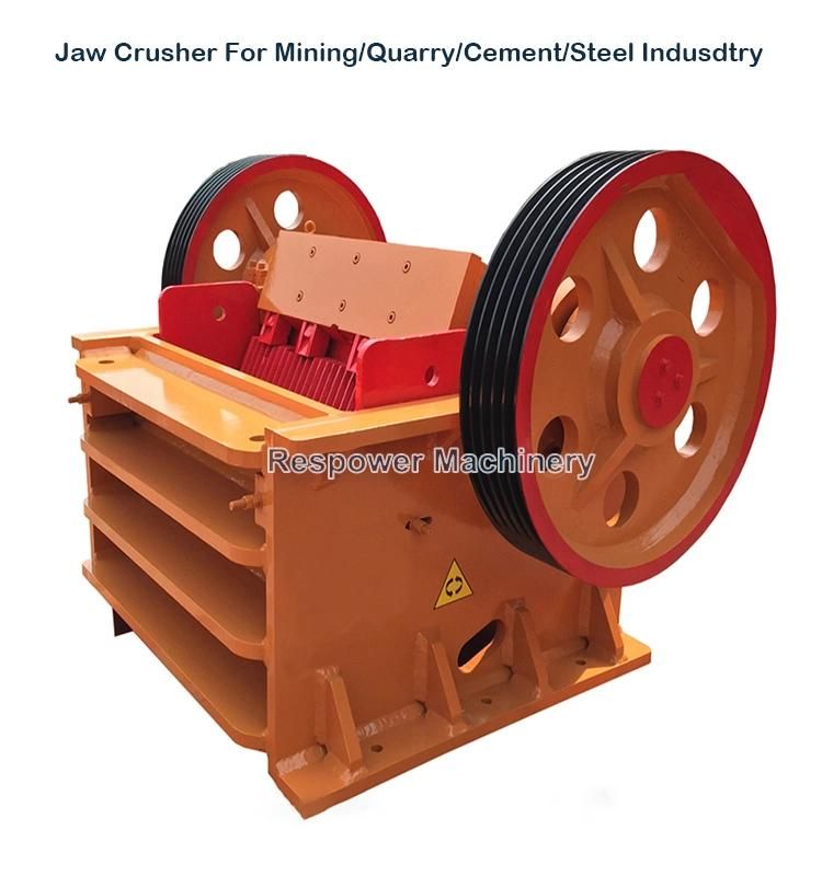 15-50tph Capacity Fine Jaw Plate Stone Crusher PE250X1000