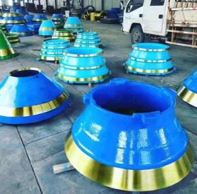 High Manganese Replacement Parts Suit Terex C-1554 Cone Crusher Mantle Concave