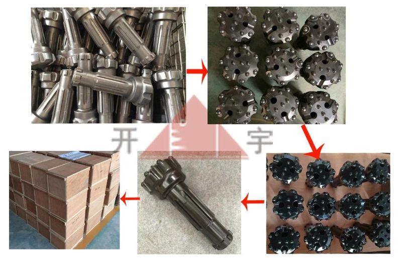 165mm DTH Button Bits for DTH Hammer Ql60 for Well and Mining Drilling