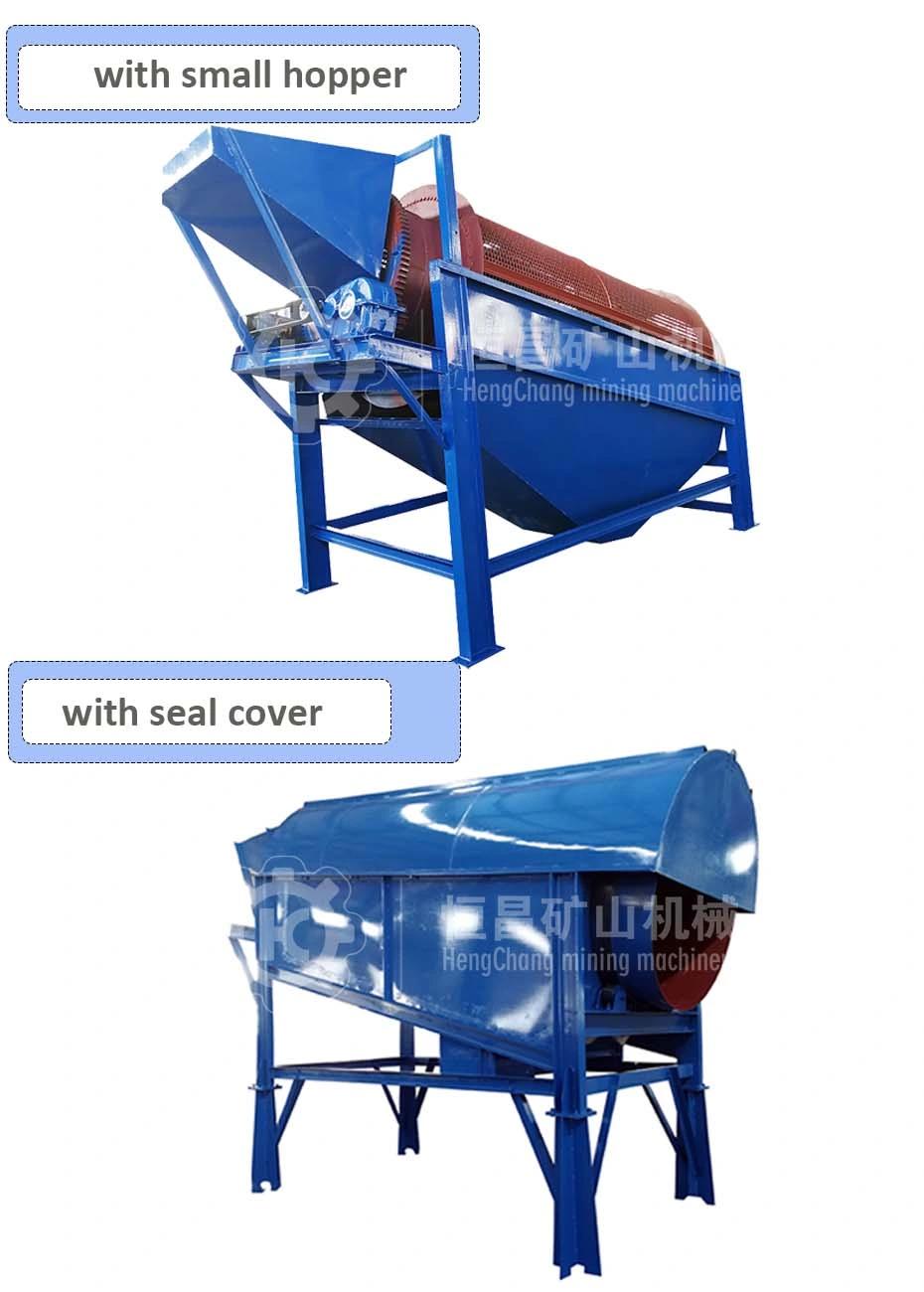 Portable Gold Mining Equipment Small Gold Recovery Wash Plants for Alluvial Gold Trommel