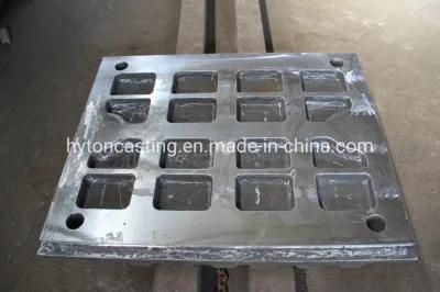 Jaw Crusher Part Swing Fixed and Movable Jaw Plate Tooth C100