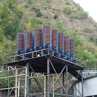 Energy-Saving Vertical Mineral Washing Machine Ore Washing Spiral Chute