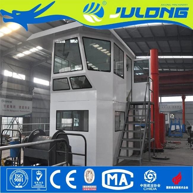 Julong 14 Inch Hydraulic Cutter Suction Dredger for River Sand