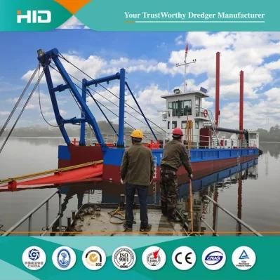 HID Brand 14 Inch 15m Dredging Depth Dredger Sand Dredging Vessel for Shipment