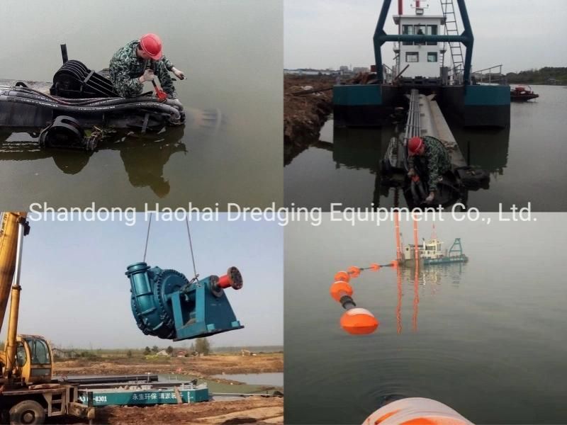 China Hot Sale Dredging Machine 20 Inch with 15m Dredging Depth 3500m3/H Capacity