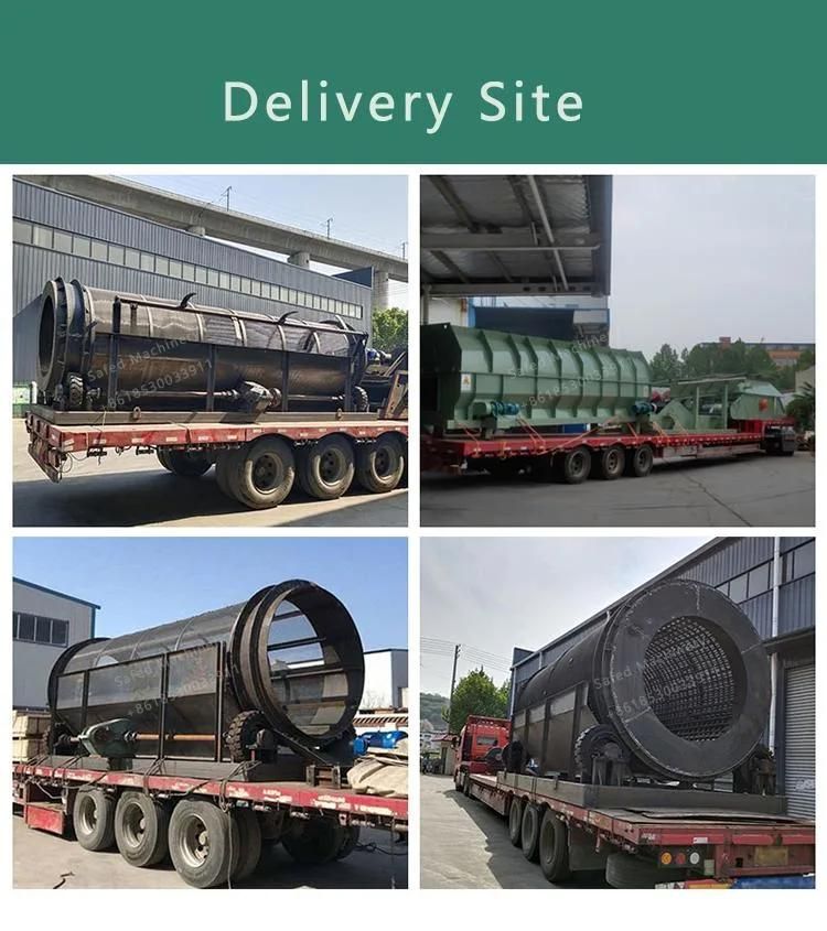 Sand Field Mobile Sand and Stone Separation Machine Coal Mine Dry Land Gold Separating Shaftless Drum Screen