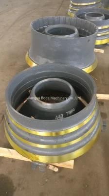 High Manganese Steel Nordberg Sandvik Crusher Wear Spare Parts CS/CH430 Bowl Liner