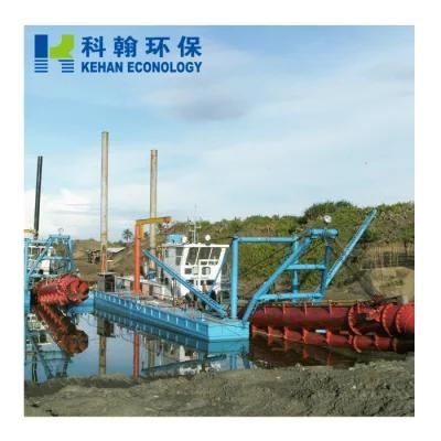 China Suction Dredging Sand Minging Machinery Cutter Dredger