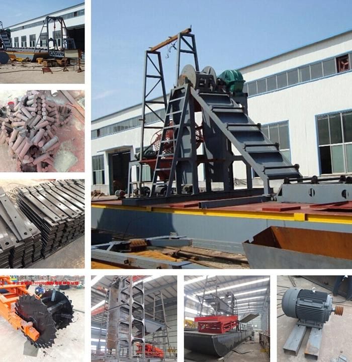 Keda Chain Bucker Dredger Gold Mining Equipment