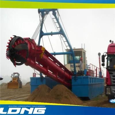 Julong-18inch Hydraulic Cutter Suction Dredger for Channel Dredging