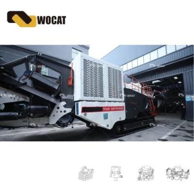 Best Quality Mobile Rock Stone Impact Crusher Plant (SL15L)