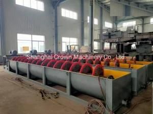 High Capacity Mining Spiral Log Washer / Screw Sand Washer