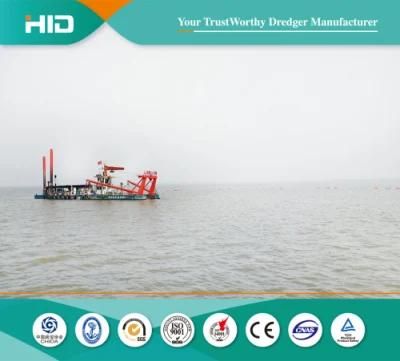 HID Brand Cutter Suction Dredger with Dredging and Piling in River