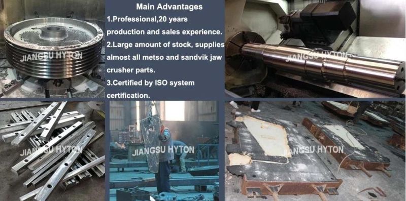 Apply to Noreberg C160 Jaw Crusher Stone Crusher Spare Parts Front End Crusher Aftermarket Parts Manufacturer