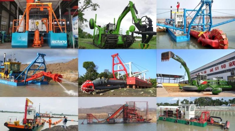 Sand Suctiong Dredger with Cutter Head for River Dredging