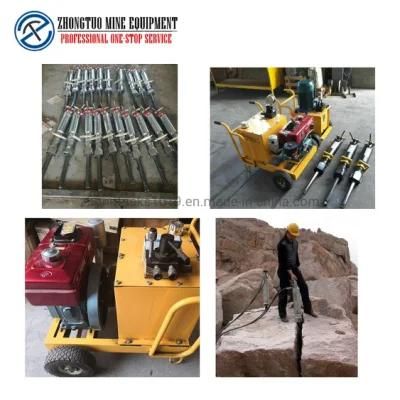 Hydraulic Rock Splitter with Diesel and Electric Power Pump