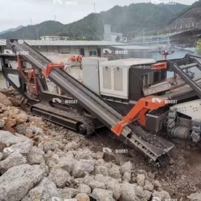 Concrete Construction Waste Mining Mobile Impact Crusher (SL15L)