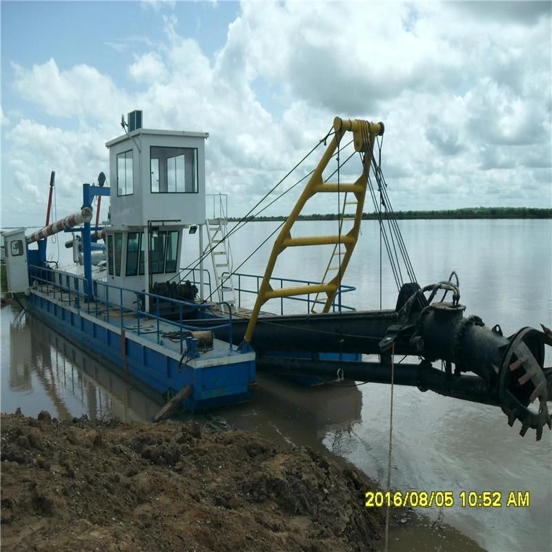 12 Inch Gold Dredge Dredging Machine Hydraulic Sand Mud Pump Dredger Cutter Suction Dredger