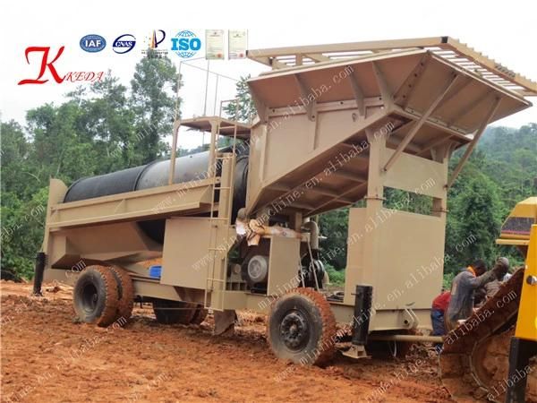 Mobile Gold Mining Trommel Screen Machine Mining Equipment