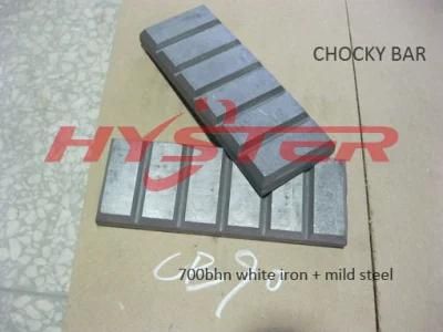 Laminated High Chrome White Iron Chocky Bar for Excavator Buckets Abrasion Protection
