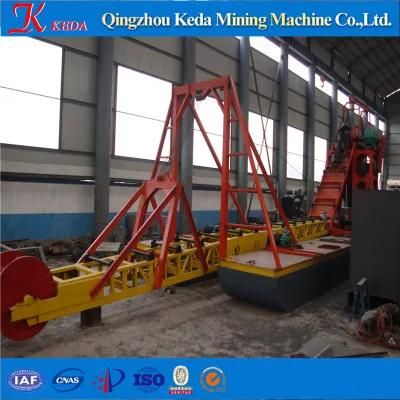 Chain Bucket Dredger with Engine Power