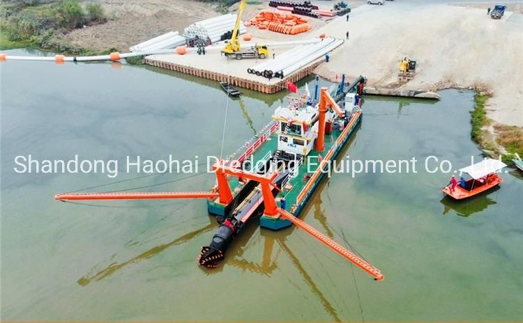 River Sand Dredger 5000m3/H Dredging Equipment Cutter Suction Dredger for Sale