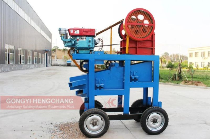 Good Quality Mobile Rock Sand Stone Diesel Crushing Plant