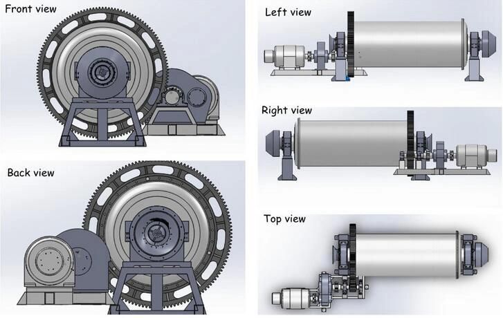 Hot Sale Gold Mining Ball Mill Machine