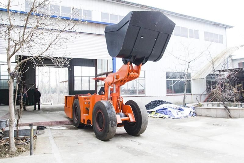 China 2 cbm electric underground side seat mucking loader for mining