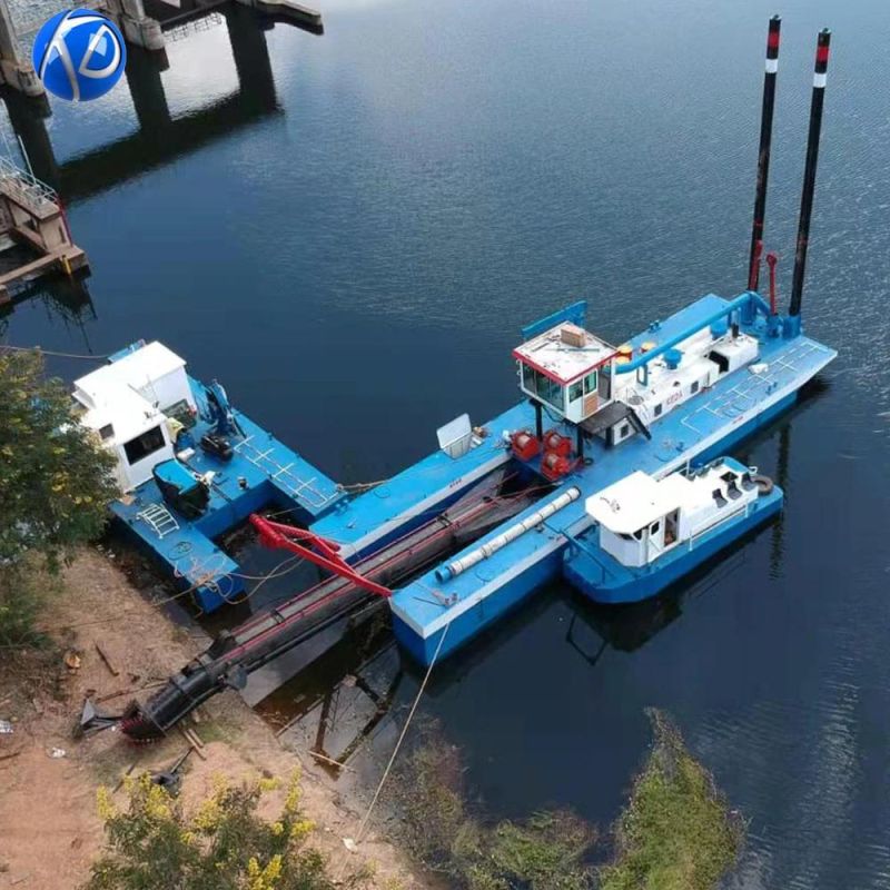 14 Inch Mud Pump Equipped Cutter Suction Dredger with 1500 Cubic Meter Flow for Sands Lifting