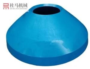 Wear Resistant Stone Cone Crusher HP 300 Spare Parts Mn13cr2 Concave and Mantle