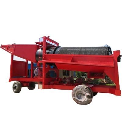 Popular Moveable Gold Trommel Gold Mining Machine with Famous Brand Diesel