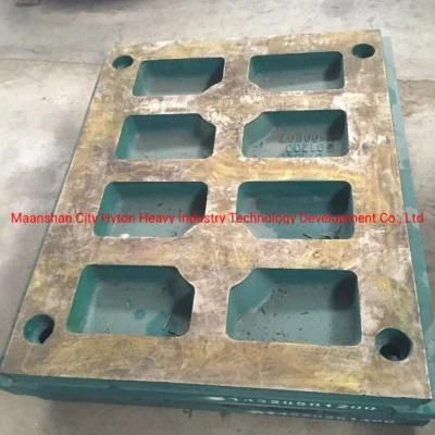 Mn13cr2 High Manganese Attachment Parts Jaw Plate Suit C106 Nordberg Jaw Crusher
