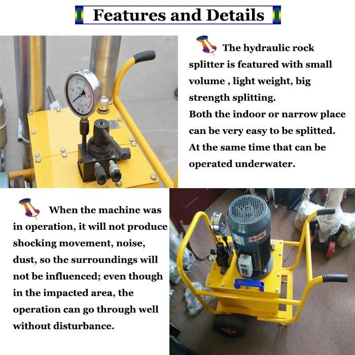 Durable Manual Stone Splitter Rock Breaker Splitting Machine