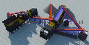 Mobile Crawler Second Impact Crusher for Stone Crusher