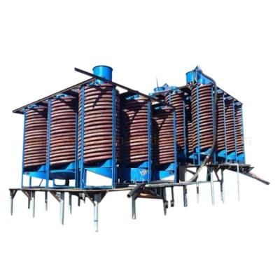 Big Capacity Gravity Concentrator Spiral Chute Separator for Raw Material or Tailings ...