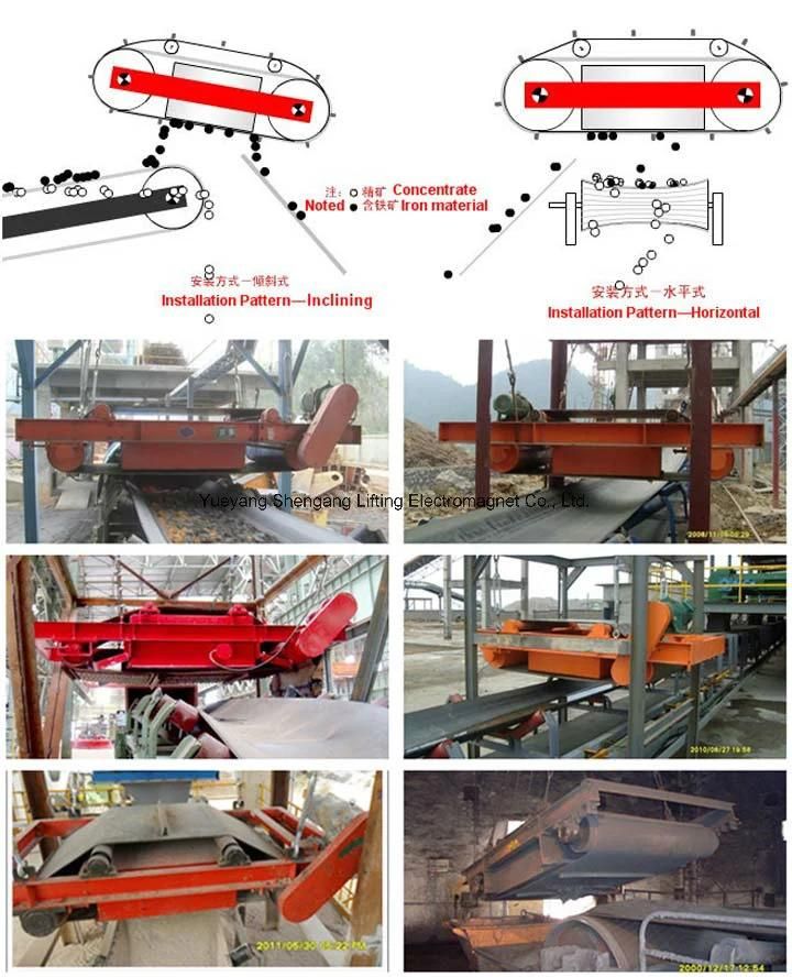 Self Cleaning Permanent Magnetic Separator for Ore Separation (RCYD-10)