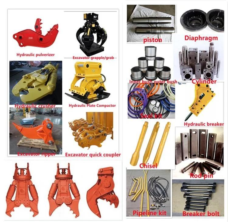 H-Wadge V-Wadge Polishing Chrome Construction Mining Excavators Hydraulic Breaker Spare Parts Chisel