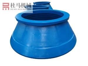 Mn18%, Mn22% HP200 Cone Crusher Wearing Spare Parts Bowl Liner and Mantle Concave