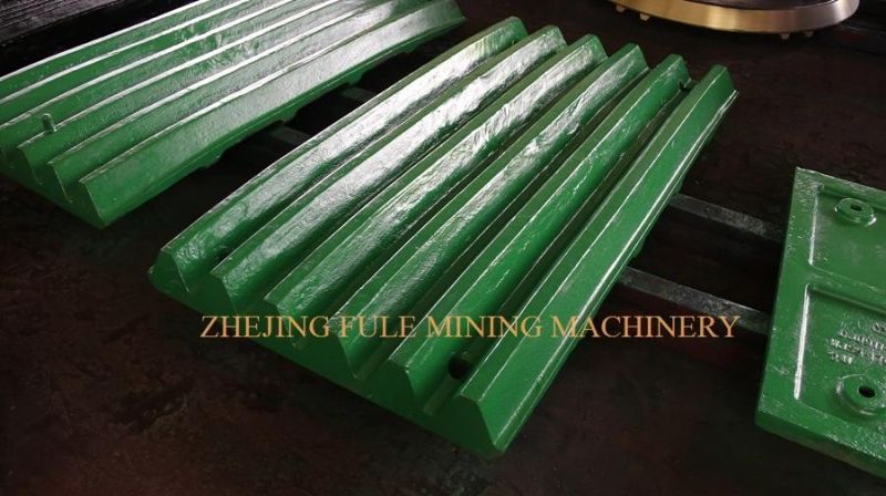 China Leading High Manganese Casting Steel Jaw Crusher Jaw Plate for Ore Mining