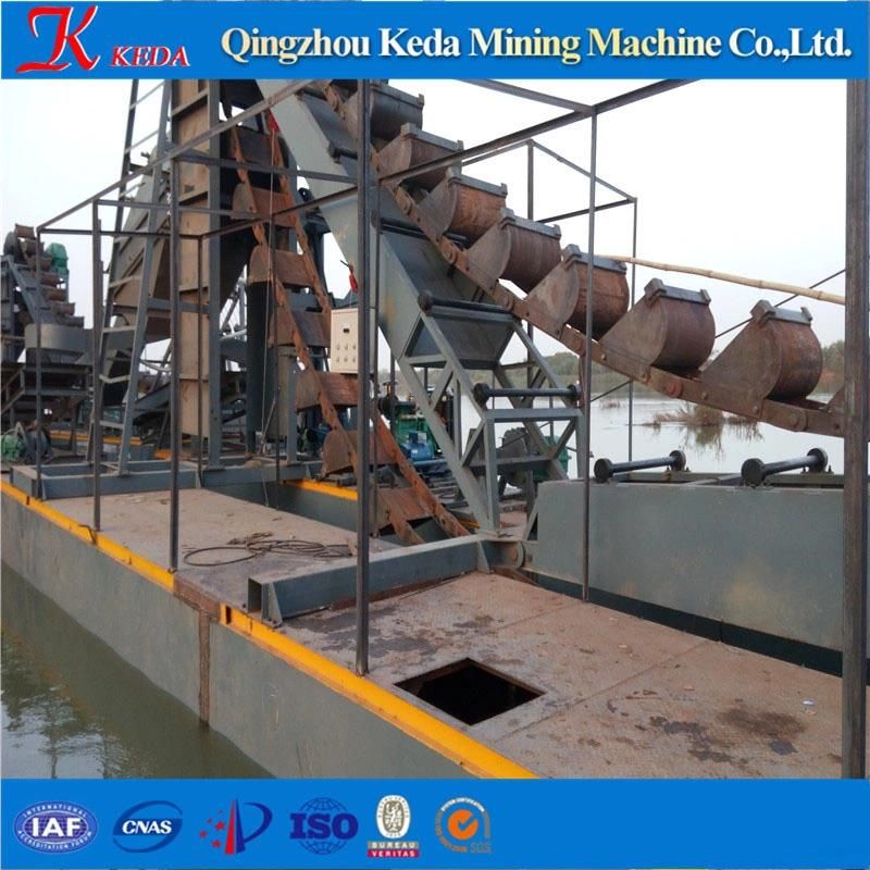 Experienced Factory Exported Bucket Chain Gold Dredger