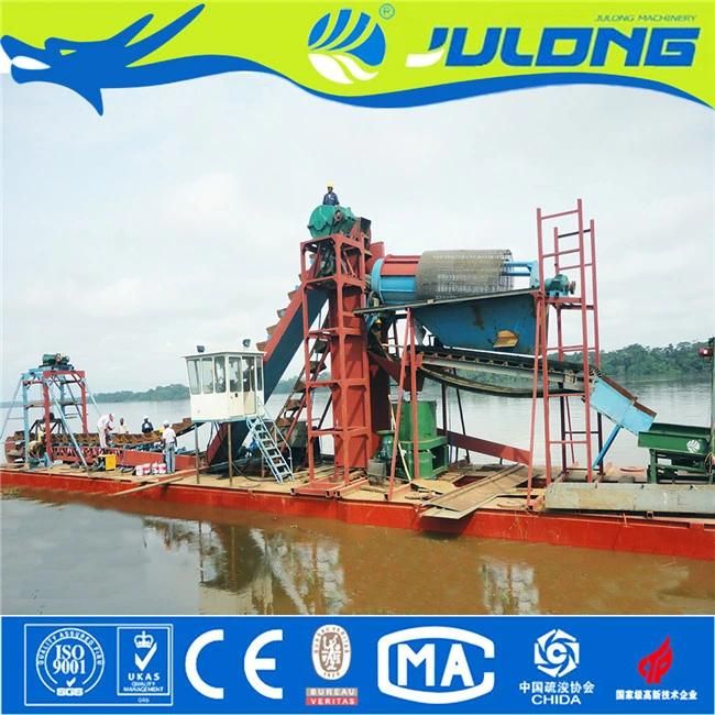 Sand Gold/Diamond Mining Machine/Gold Dredge/Bucket Chain Dredger