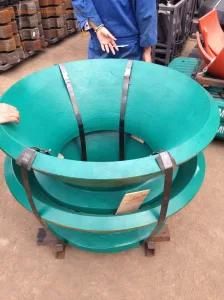 Mn18cr2 Casting Wear Spare Parts Mantle Concave for Cone Crusher