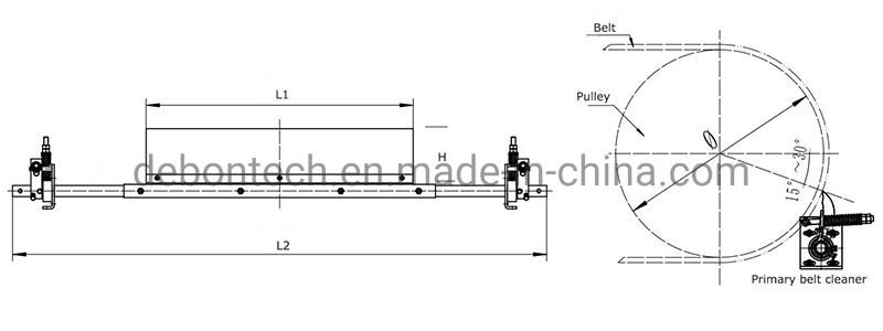 Belt Conveyor Primary Scraper for Belt Width 500mm to 2400mm