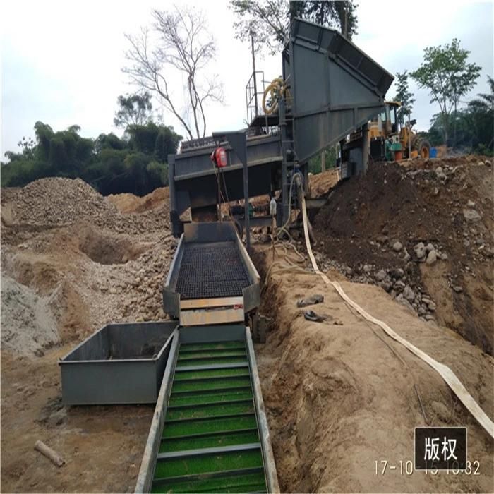 Keda Alluvial Mobile Gold Washing Plant in Africa (3-500t/h)