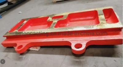 Mn18cr2 Deflector Plate Casting Suit Sandvik Cj612 Jaw Crusher Replacement Liners