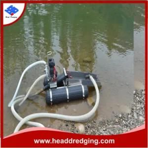 Mini Gold Dredger Used in Shallow River