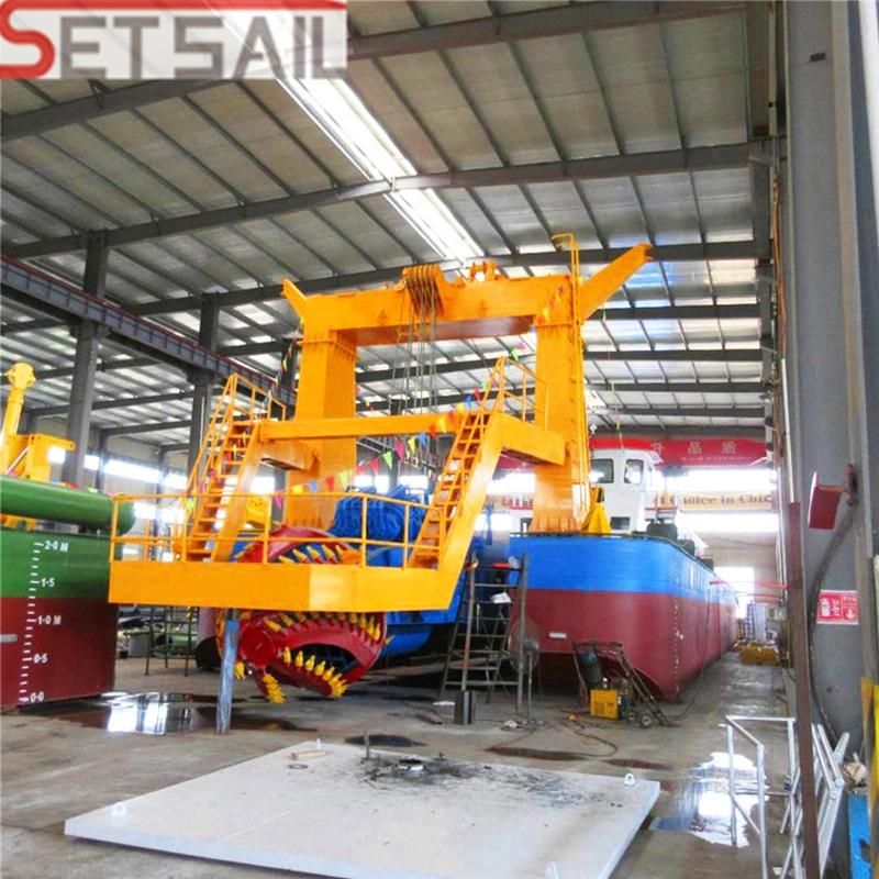 Hydraulic Cutter Suction Dredger with Cutter Head and Diesel Engine