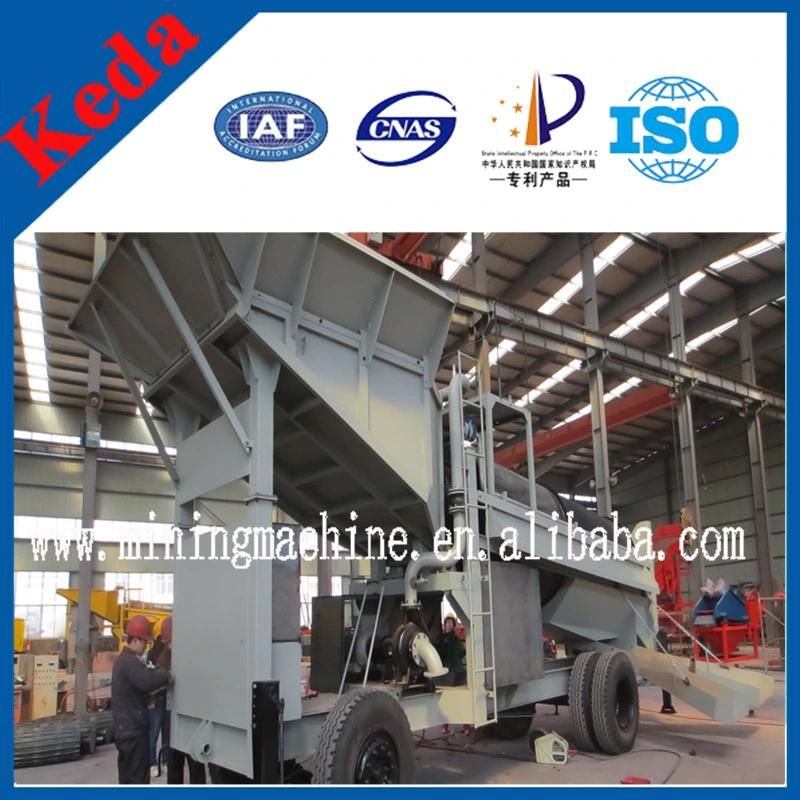 Alluvial Gold Ore Mining Equipment Portable Trommel Screen Washer